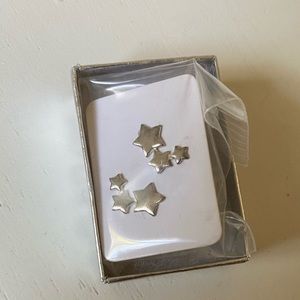Sterling Silver Star Studs